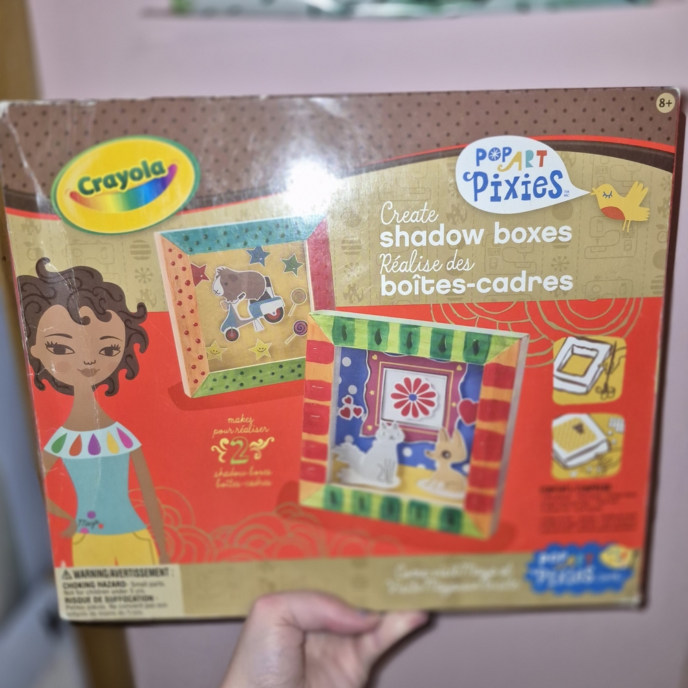 Crayola Pop Art Pixies Shadow Boxes